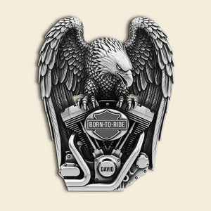 Fierce Motorcycle Engine Metal Sign - Personalized Gifts For Bikers 03qhtn120625-Homacus