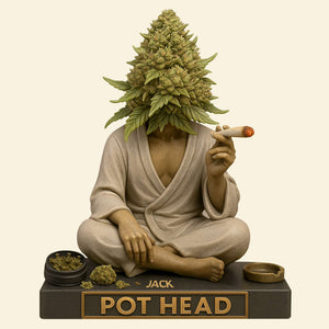 Pot Human Head Acrylic Plaque Personalized Gifts For Stoners 01TOTN040625-Homacus
