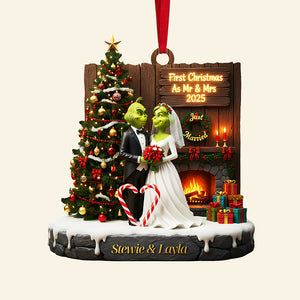 Personalized Gifts For Newlyweds Christmas Ornament 03kita290925-Homacus