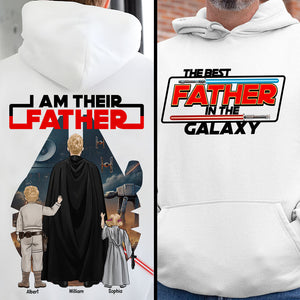 The Best Galaxy Dad Shirt - Personalized Gifts For Father 05ACQN120525HHHG-Homacus