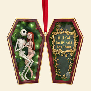 Personalized Spooky Gifts For Couple Christmas Ornament 07ohtn151025-Homacus