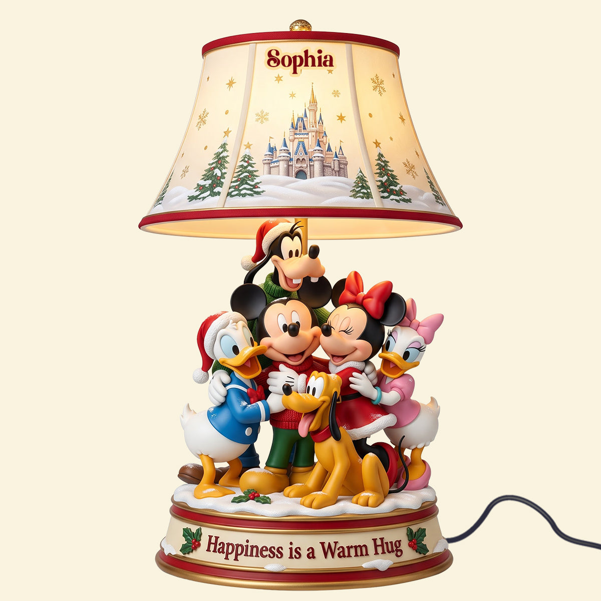 Happiness Is A Warm Hug Acrylic Light Box - Personalized Gifts For Christmas 01natn221026-Homacus