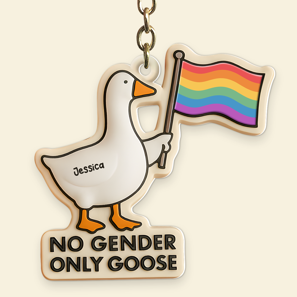 LGBT Goose Keychain - Personalized Gifts For LGBT 03hupu130525-Homacus