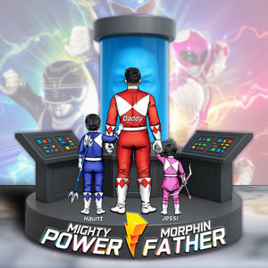 Power Dad Plaque - Personalized Gift For Dad 012OHLU180425HH-Homacus