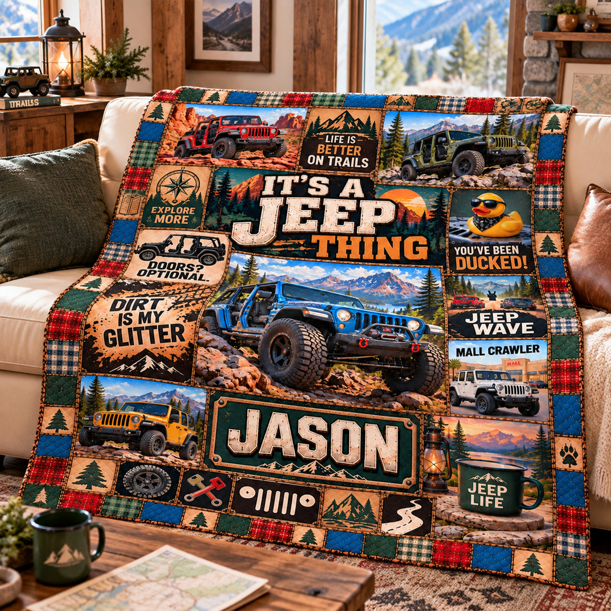 Off-road Blanket - Personalized Gifts For Off-road Lovers 05halu071026-Homacus