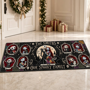 Cute Spooky Family Moments Runner Rug - Personalized Christmas Gifts For Family 06padt021026-Homacus