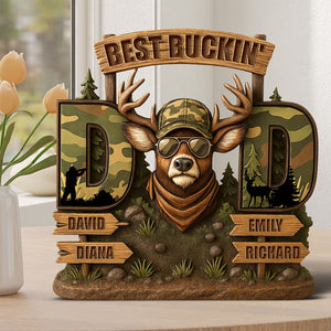 Deer Dad Acrylic Plaque - Personalized Gifts For Dad 01xqqn300425-Homacus