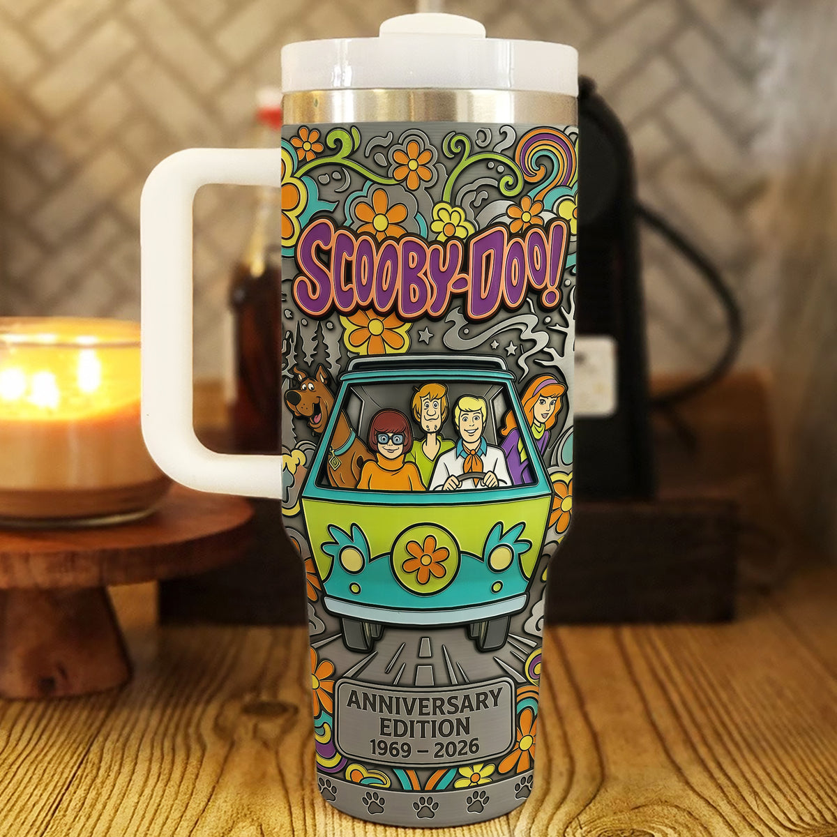 Funny Pup Anniversary Edition Tumbler - Personalized Gifts 04naqn100326-Homacus