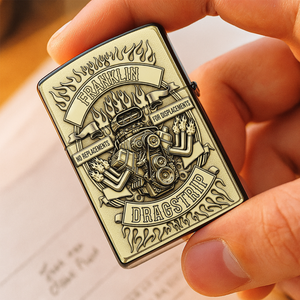 DragTrips - Drag Racing Lighter - Personalized Gift For Hot Rod Lovers-Homacus