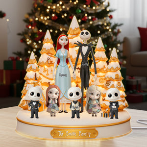 Family Light Box - Personalized Gifts For Family Custom Shape Acrylic Light Box 04OHLU301025-Homacus