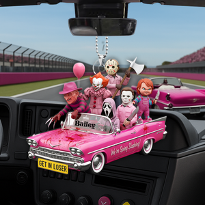 Horror Characters Car Ornament - Personalized Gifts For Horrror Movie Fans 03NALU050825-Homacus