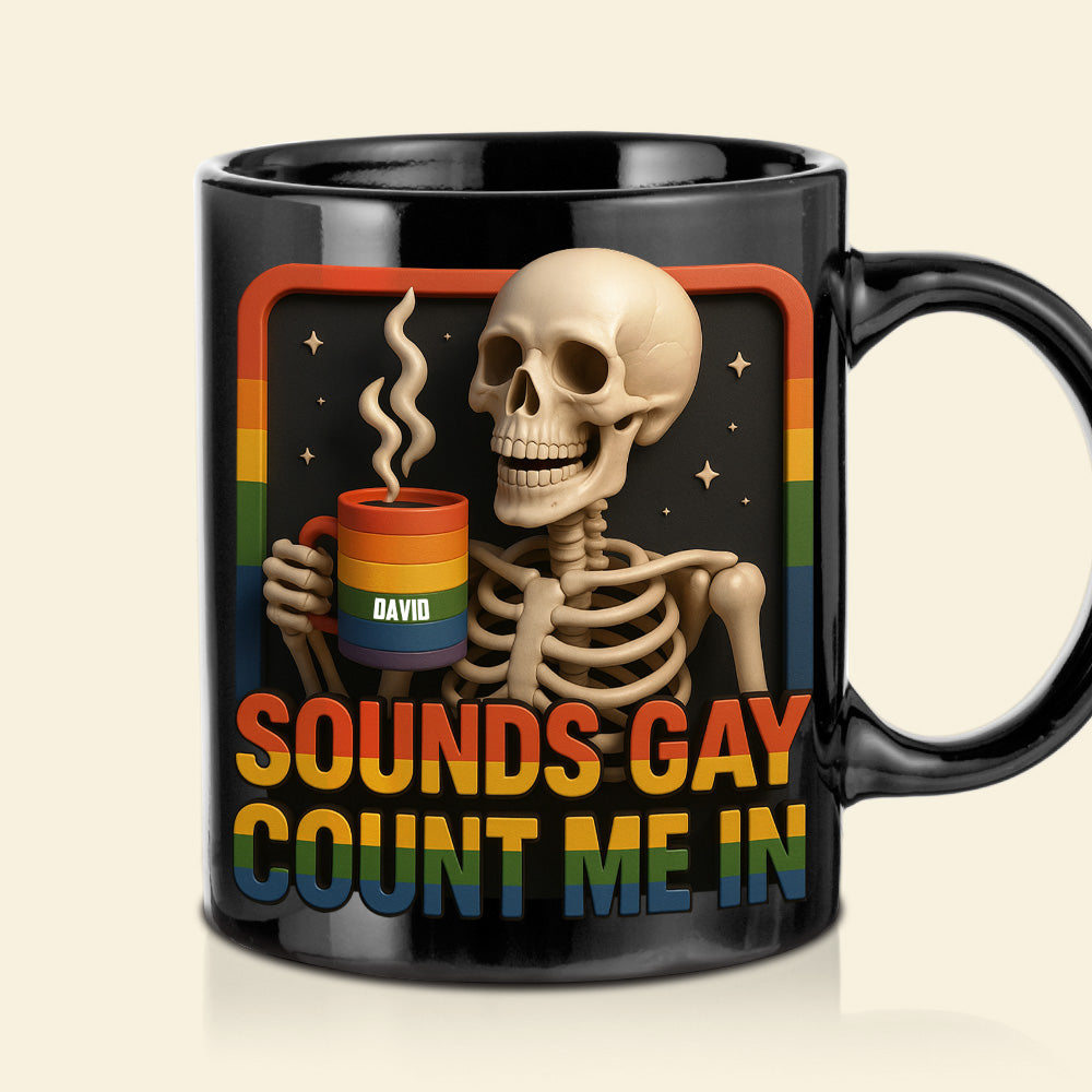Skeleton LGBT Mug - Personalized Gifts For LGBT 02totn310525-Homacus
