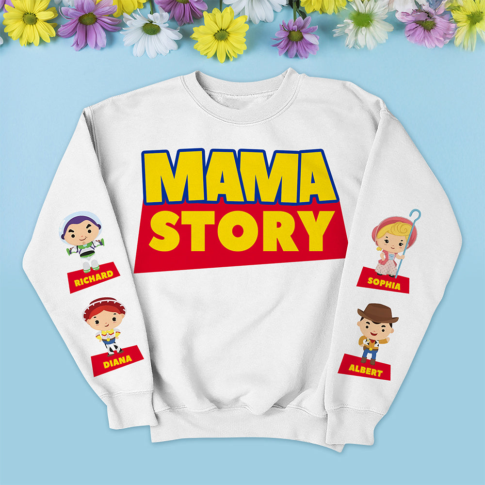 Mama Story Personalized Christmas Gifts For Mom Shirt 021KAQN150425-Homacus