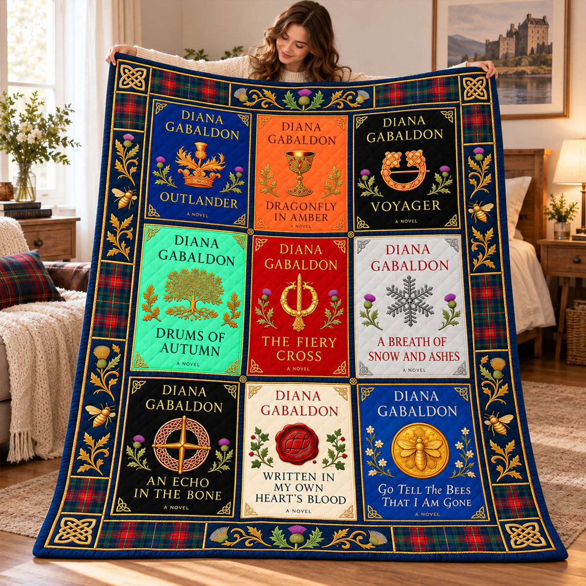 Fantasy Time Traveler Blanket - Personalized Gifts 06nalu071026-Homacus