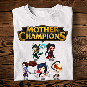 Personalized Gifts For Mom Shirt Mother Of Champions 02OHLU070225-Homacus
