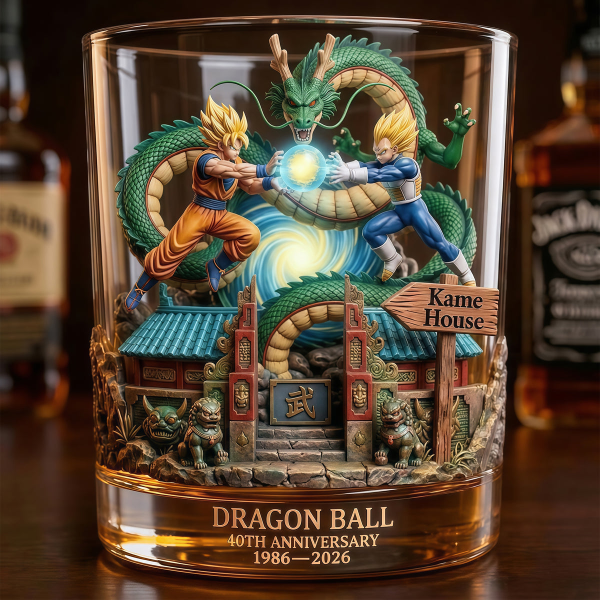 40 Years Of Legend Round Glass - Gifts For Anime Lovers 06TYLU200326-Homacus