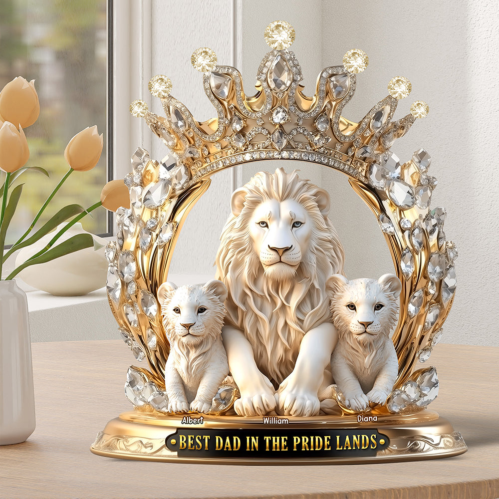 Best Dad Gown Acrylic Plaque, Personalized Christmas Gifts For Dad 01tgqn080525-Homacus