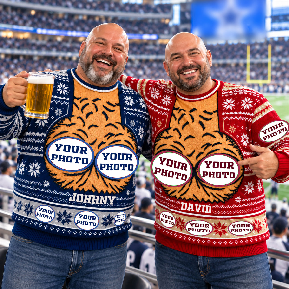 Funny Hairy Chest 3D Knitted Ugly Sweater - Personalized Gifts For Sport Lovers 03ohlu011026