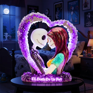 Romantic Skeleton Couple Light Box - Personalized Gifts For Couple 01hylu161225-Homacus