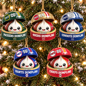 Sport Dumpling Ornament - Personalized Gifts For Sport Fans Christmas Ornament 02HUQN250926