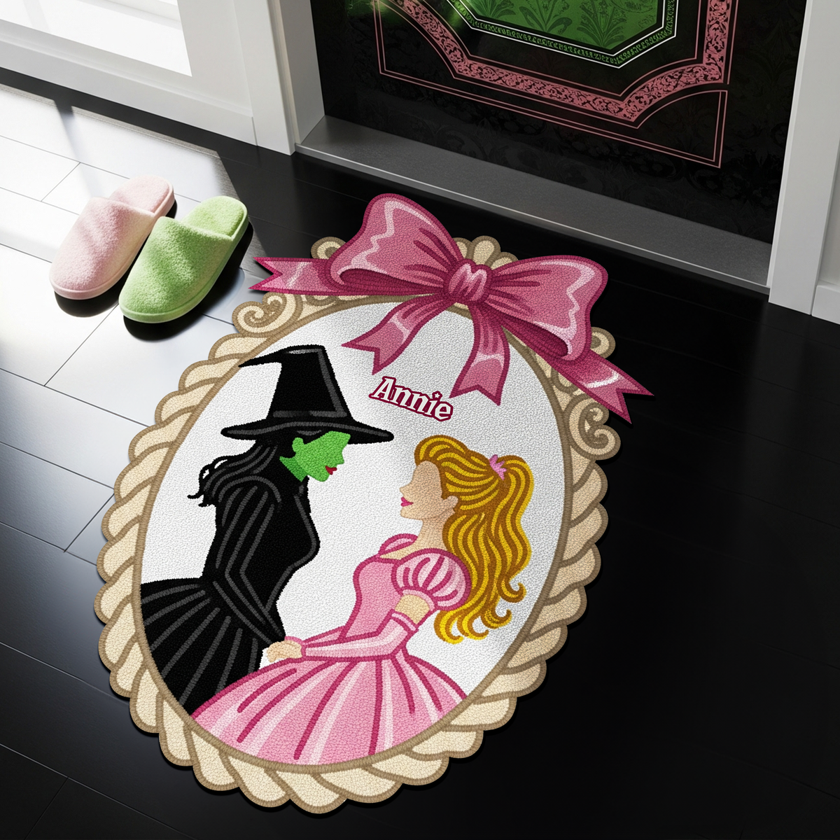 Enchanted Duo Doormat - Personalized Gifts For Fantasy Lovers 01NALU090825-Homacus