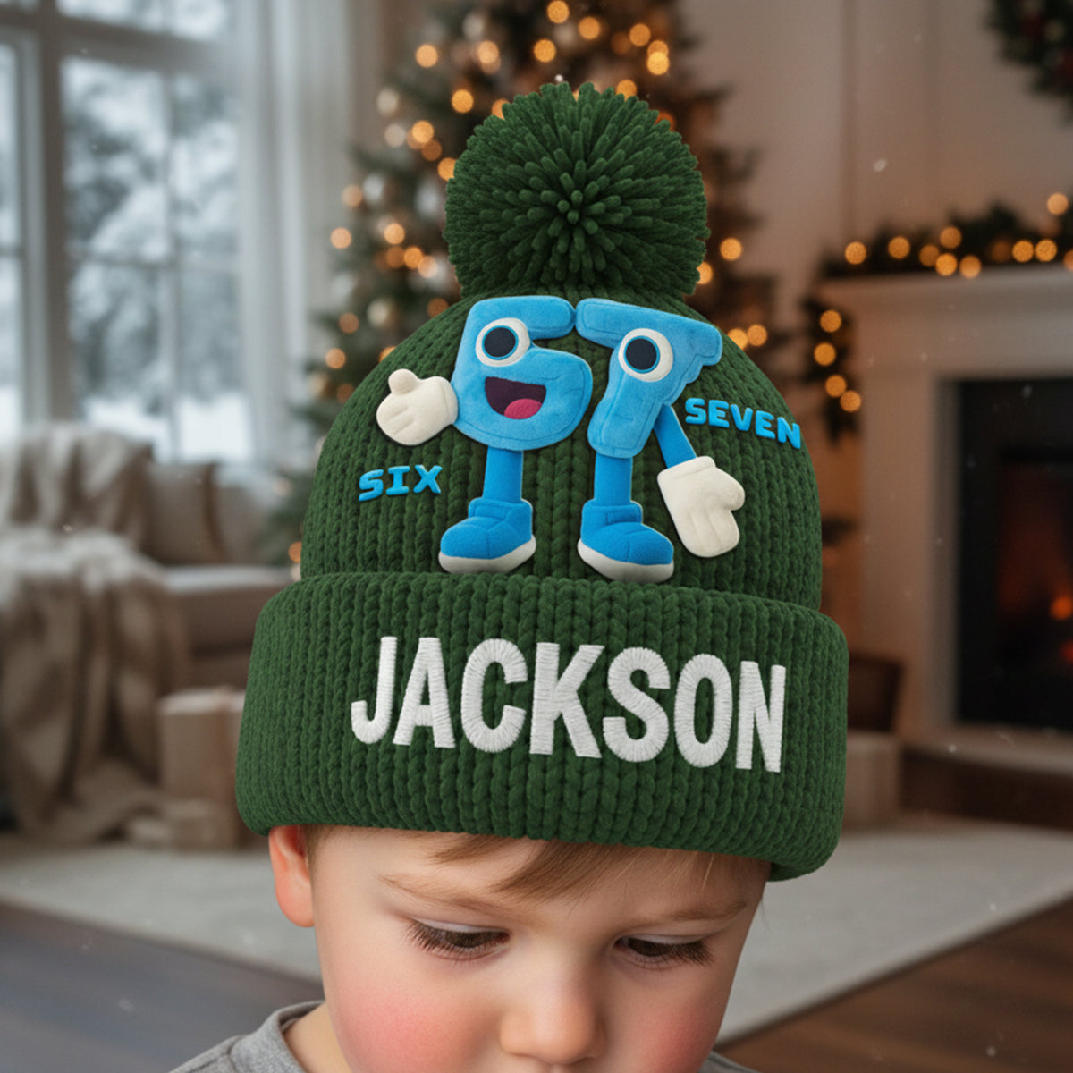Funny Bobble Beanie Hat - Personalized Gifts For Christmas 01nalu191125-Homacus