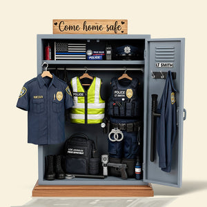 Festive Police Plaque – Custom Christmas Gift For Law Enforcement Heroes 03qhqn290525-Homacus