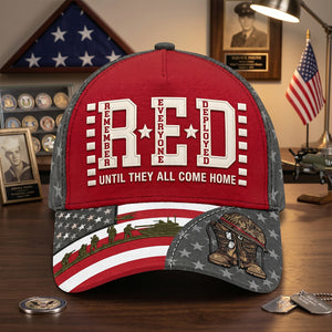RED Remember Everyone Deployed Classic Cap - Personalized Gifts For Veteran Families 03qhtn260526-Homacus