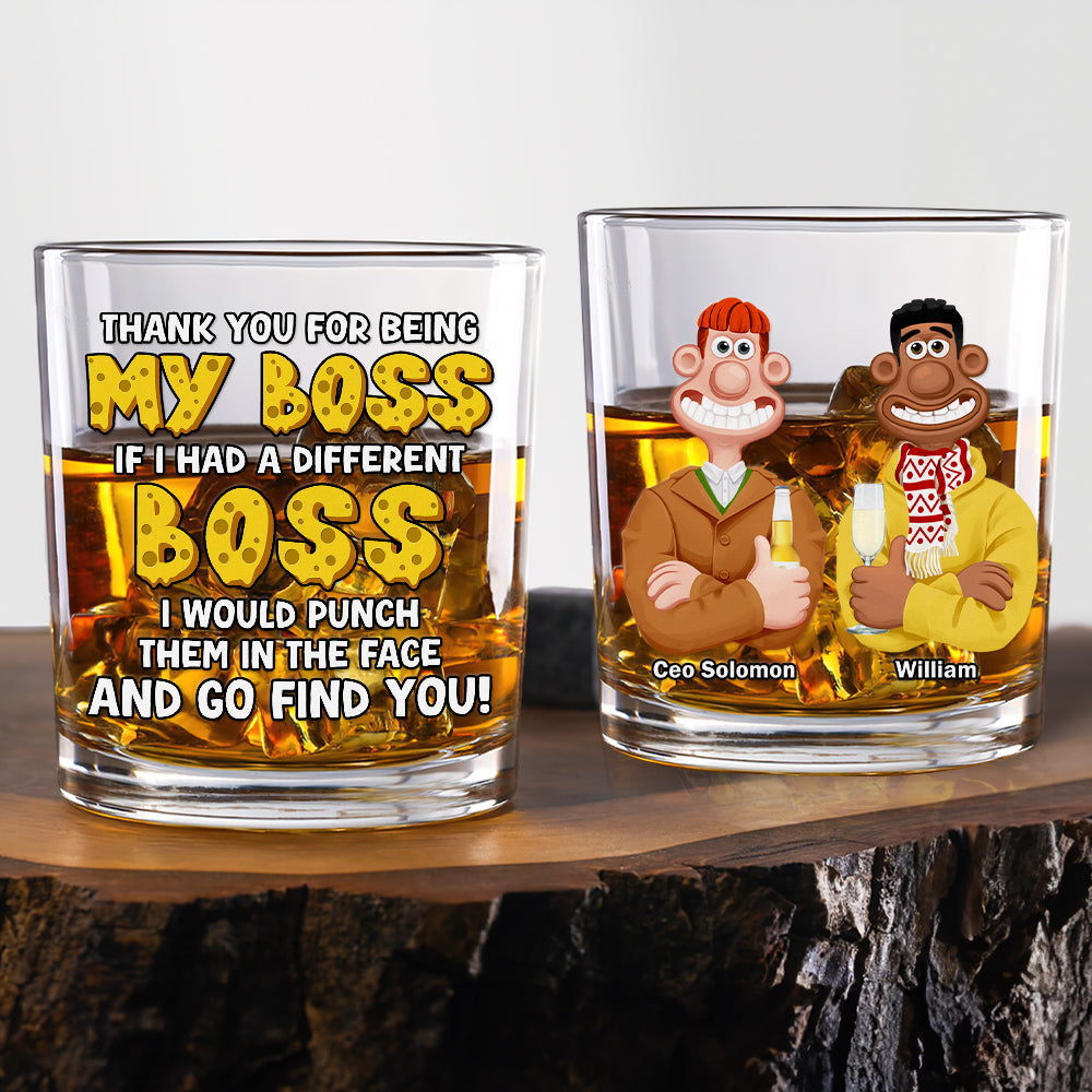 Personalized Funny Gifts For Boss Whiskey Glass 05tgtn120225pa-Homacus