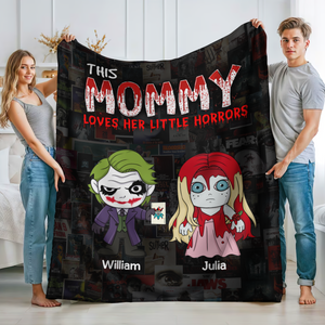 Personalized Gifts For Mom Blanket 04ohpu220225 Little Horrors-Homacus