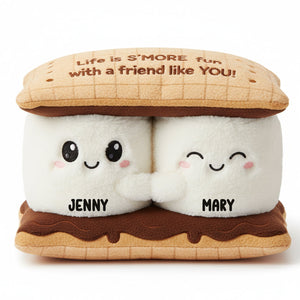 Marshmallow Besties Personalized Gifts For Friends Pillow 04natn201125-Homacus