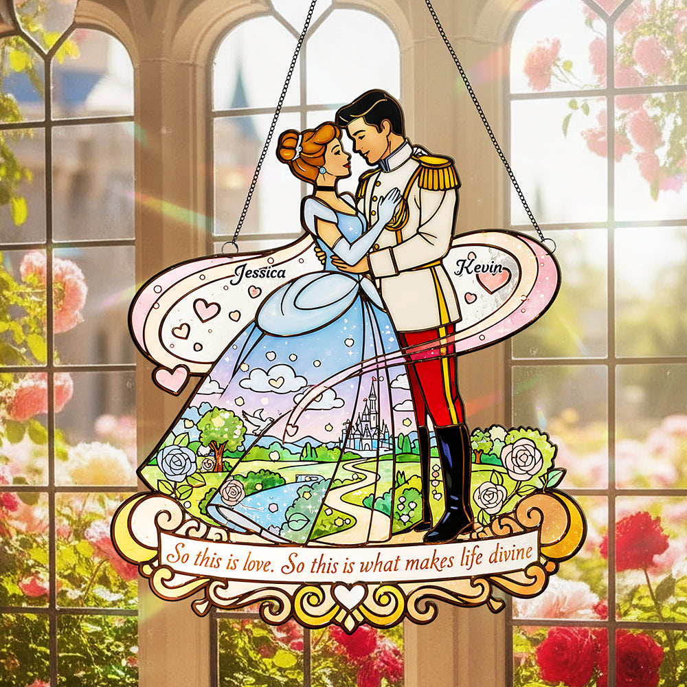 Dancing Couple Suncatcher Ornament - Personalized Gifts For Couple 02kita281125-Homacus