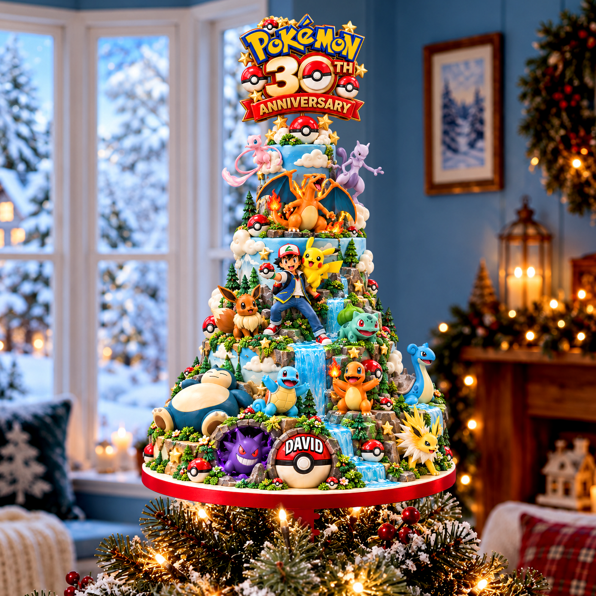 30th Anniversary Tree Topper - Personalized Gifts For Adventure Fans Acrylic Christmas Tree Topper 07OHQN161026-Homacus