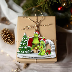 Cheeky Green Couple Ornament - Personalized Gifts For Couples 02OHLU101125-Homacus