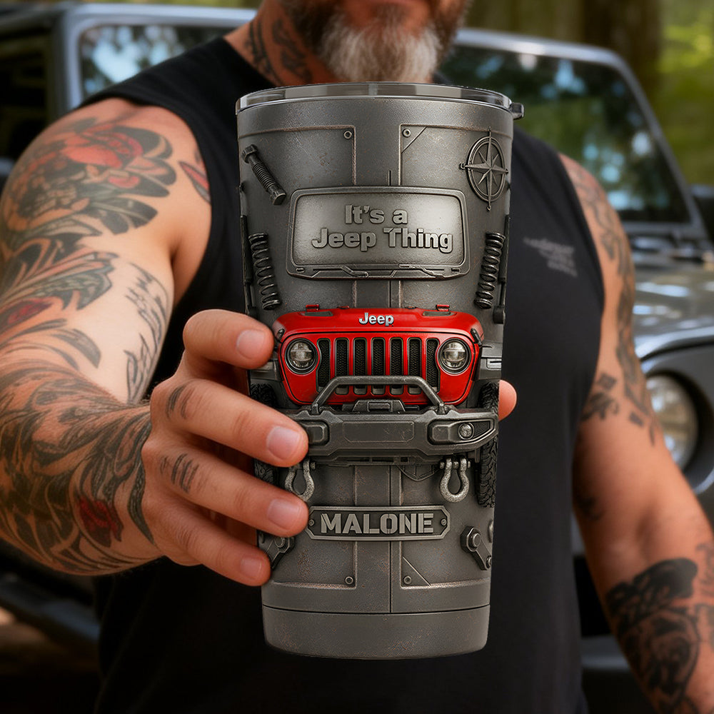 Adventure Vehicle Travel Tumbler - Personalized Gifts For Off-road Lovers 04KILU251225-Homacus