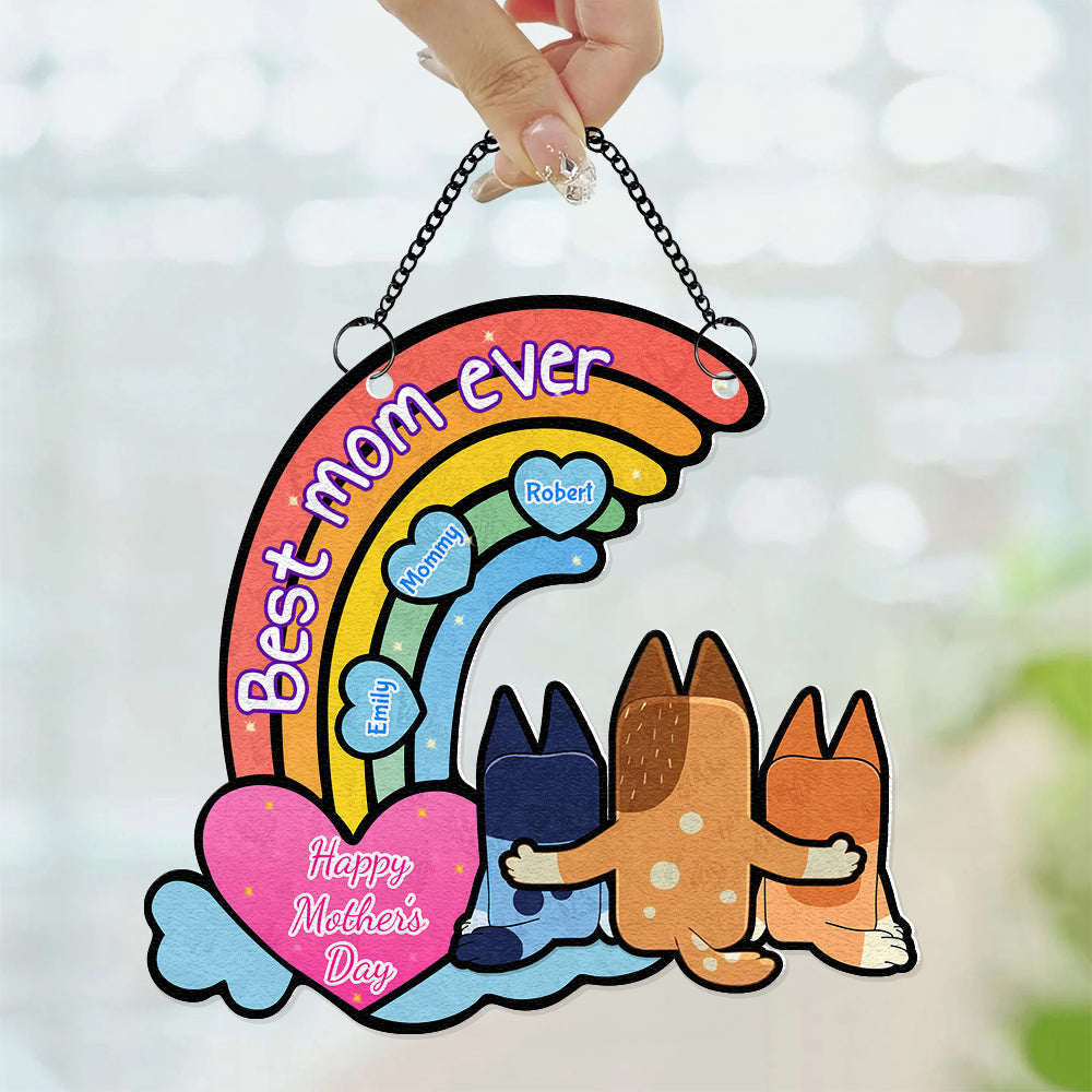 Personalized Gifts For Mom Suncatcher Ornament 01DTDT250325-Homacus
