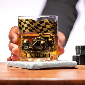 Race Car Whiskey Glass - Personalized Gifts For Racing Lovers 02tgqn130825-Homacus