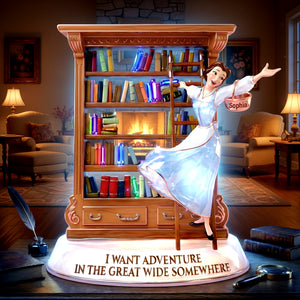 Bookworm Adventure Light Box Personalized Gifts For Book Lovers 01QHLU041225-Homacus