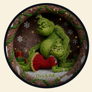 Personalized Gifts For Couple, Green Goblin Quilted Round Mat 04ohta260925-Homacus