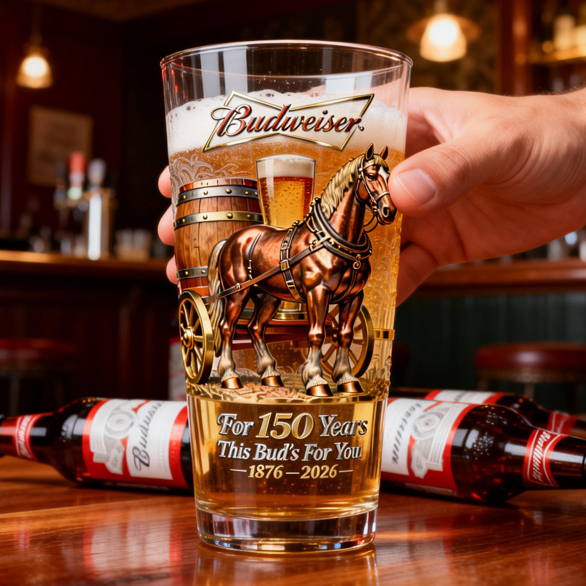 150th Anniversary Classic Glass – Gift For Drinking Lovers 04NALU090226-Homacus