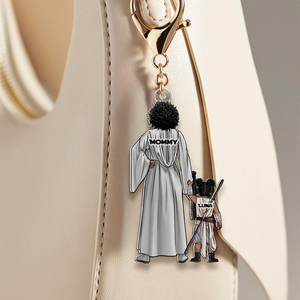 Personalized Gifts For Mom Keychain Galaxy Mom And Kids 07QHHU220225HHHG-Homacus