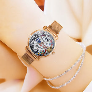 The Land Of Freedom Mesh Strap Quartz Watch - Personalized Gifts For Patriots 03padt080626-Homacus
