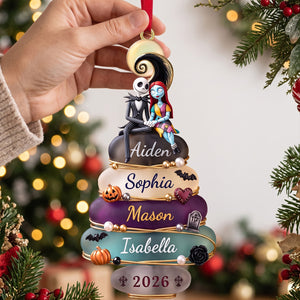 Spooky Family Acrylic Ornament - Personalized Gifts For Family 01natn081026-Homacus