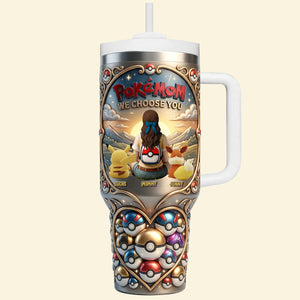 Choose Mom Always Tumbler Handle - Personalized Mother's Day Gifts 04NATN060426-Homacus