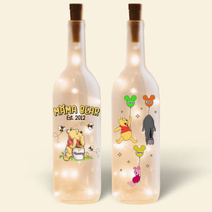 Mama Bear Bottle Lamp - Personalized Gifts For Mom 01hutn140225-Homacus
