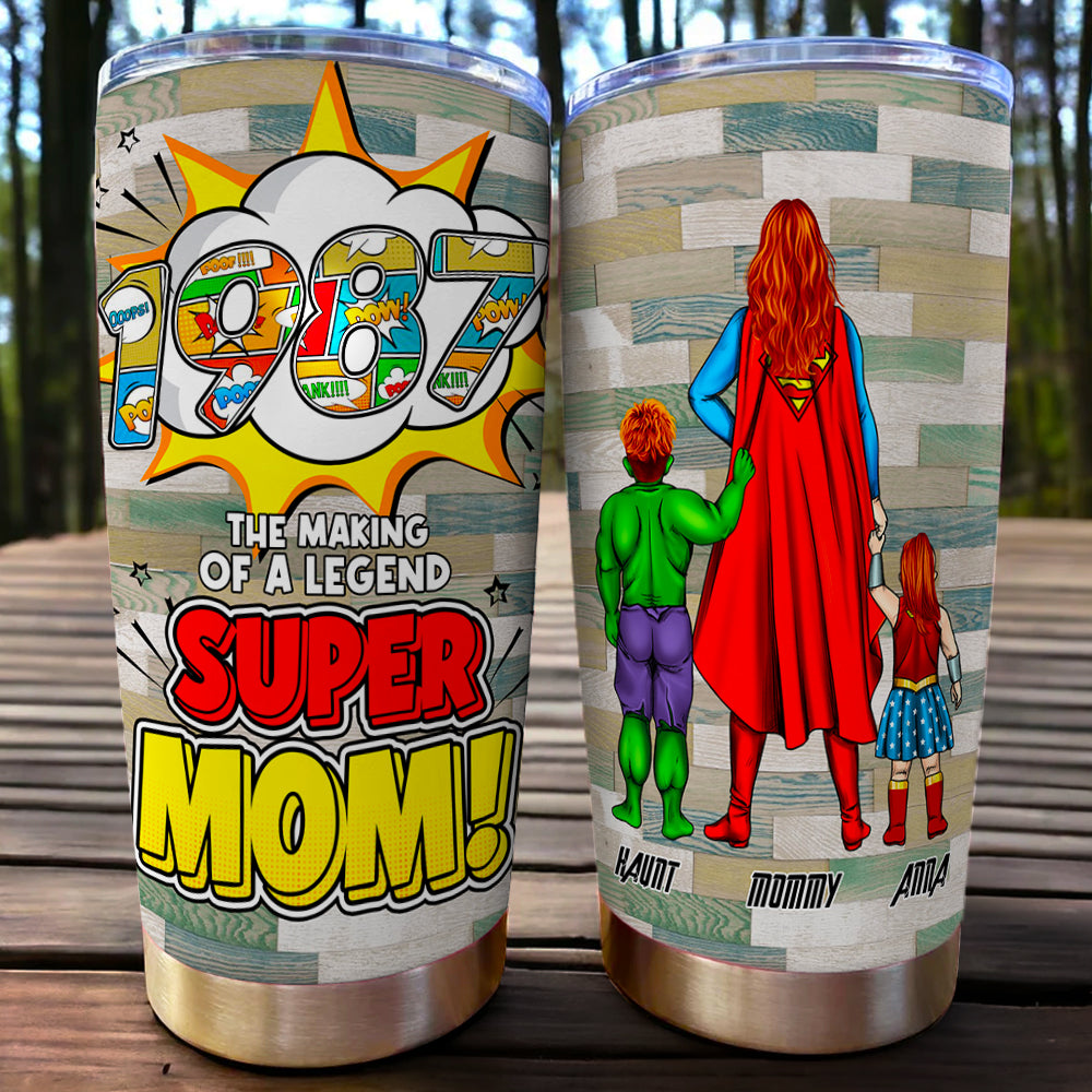 Personalized Gifts For Mom Tumbler Super Mom 03ohlu050325pa-Homacus