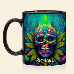 Chill Skull Mug Personalized Gifts For Stoners 04TODT100625-Homacus