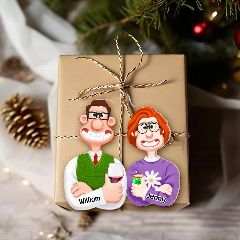 Personalized Gift For Couple Christmas Ornament 06ACPU121124PA-Homacus