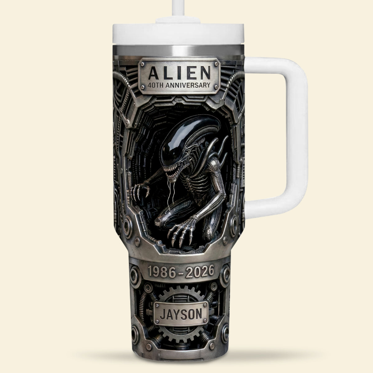 Sci-Fi Creature Celebrating 40th Anniversary Tumbler - Personalized Gifts 05kiqn050326-Homacus