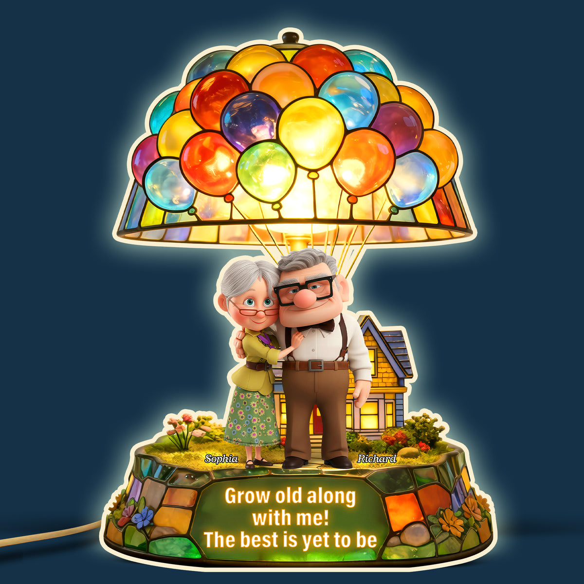 Grow Old Along With Me Acrylic Light Box - Personalized Gifts For Couple 04ohqn030226-Homacus